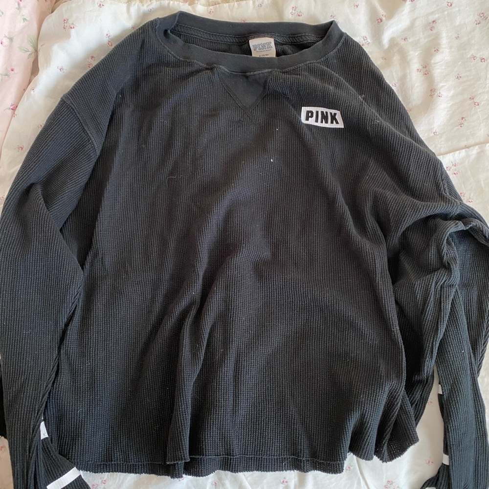 Victoria’s Secret PINK waffle tee long sleeve shirt